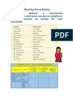 Healthy Food Habits. 3ro