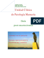 Guía de Cuidados Postmastectomía y Prevención de Linfedema