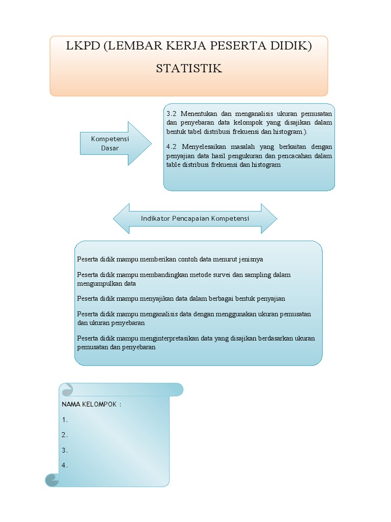 LKPD Statistik Mean | PDF