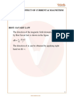 JEE Main Magnetic Effects of Current and Magnetism Revision Notes - Free PDF Download