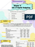 Week 3 Capital Budgeting Cash Flows 2 - Replacement Project (Group 2, Slot 1)