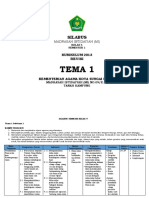 Silabus K13 Kelas 5 Semester 1 Tema 1