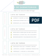 Dormitorios Tabla de Tareas