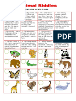 Animal Riddles Fun Activities Games Oneonone Activities Reading C - 120764