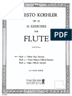 Köhler Ernesto - Op. 33 - Le Progrès Dans L'art de La Flûte