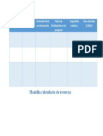 Plantilla Calendario de Recursos