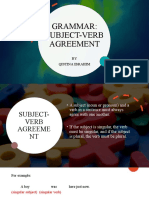 Subject Verb Agreement