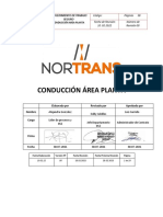 PTS-CONDUCCIÓN  INTERNA  Área Planta Nortrans Todo Acero