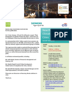 Media Invitation - New Perspectives On Climate Finance For Cities