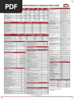 Tariff Guide