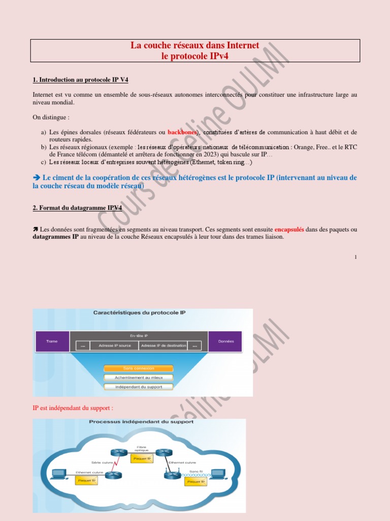 Introduction au protocole IPv4 | PDF | Adresse IP | Protocoles Internet