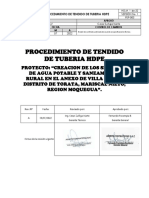 j.3) PROCEDIMIENTO DE TENDIDO TUBERIA HDPE 