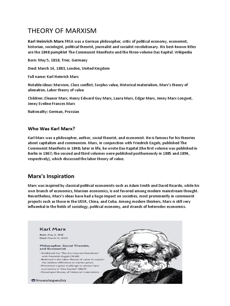 Understanding Marxism and Class Conflict | PDF | Karl Marx | Marxism