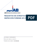 AR 3120 (ES) Requisitos de Acreditactión Inspección Forense AR 3120 - 2020-15010-8