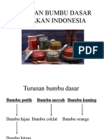 Bumbu Dasar dan Turunannya untuk Masakan Indonesia