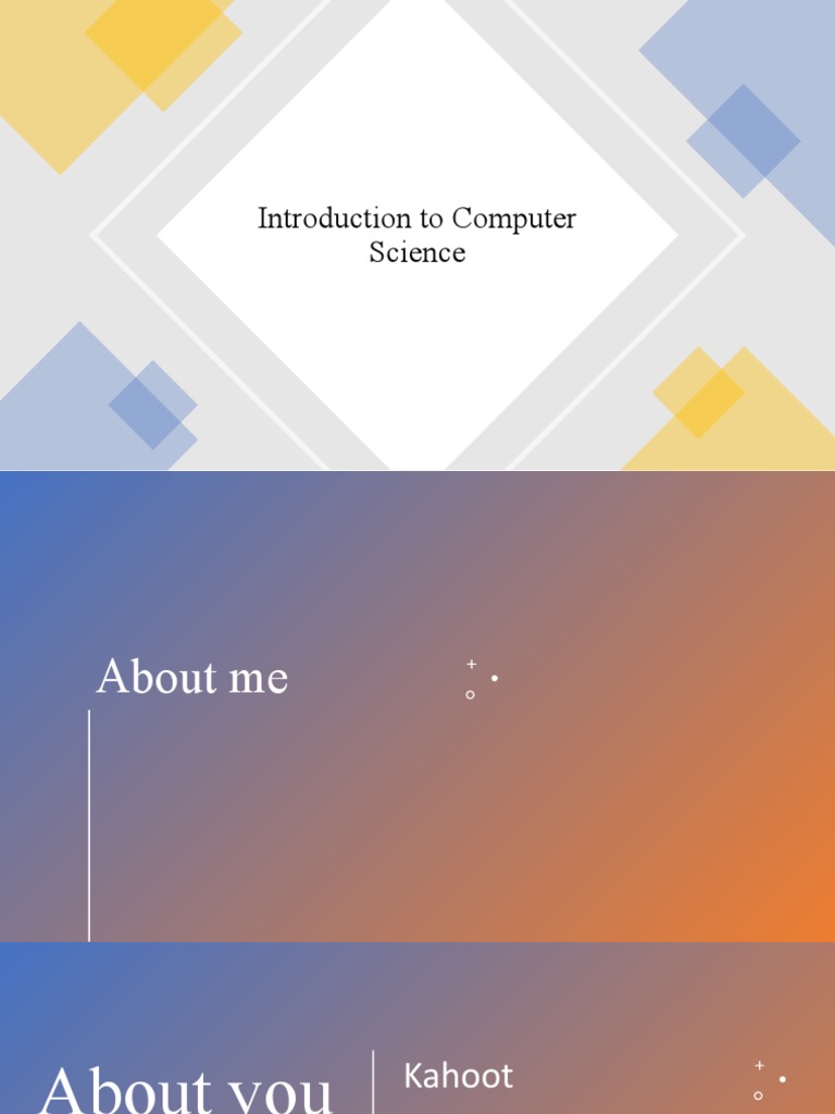 Introduction to the Fundamentals of Computer Programming | PDF ...