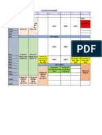 Horario de Actividades