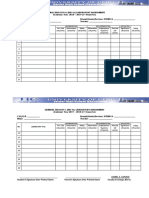 Lab Manual Assessment Table