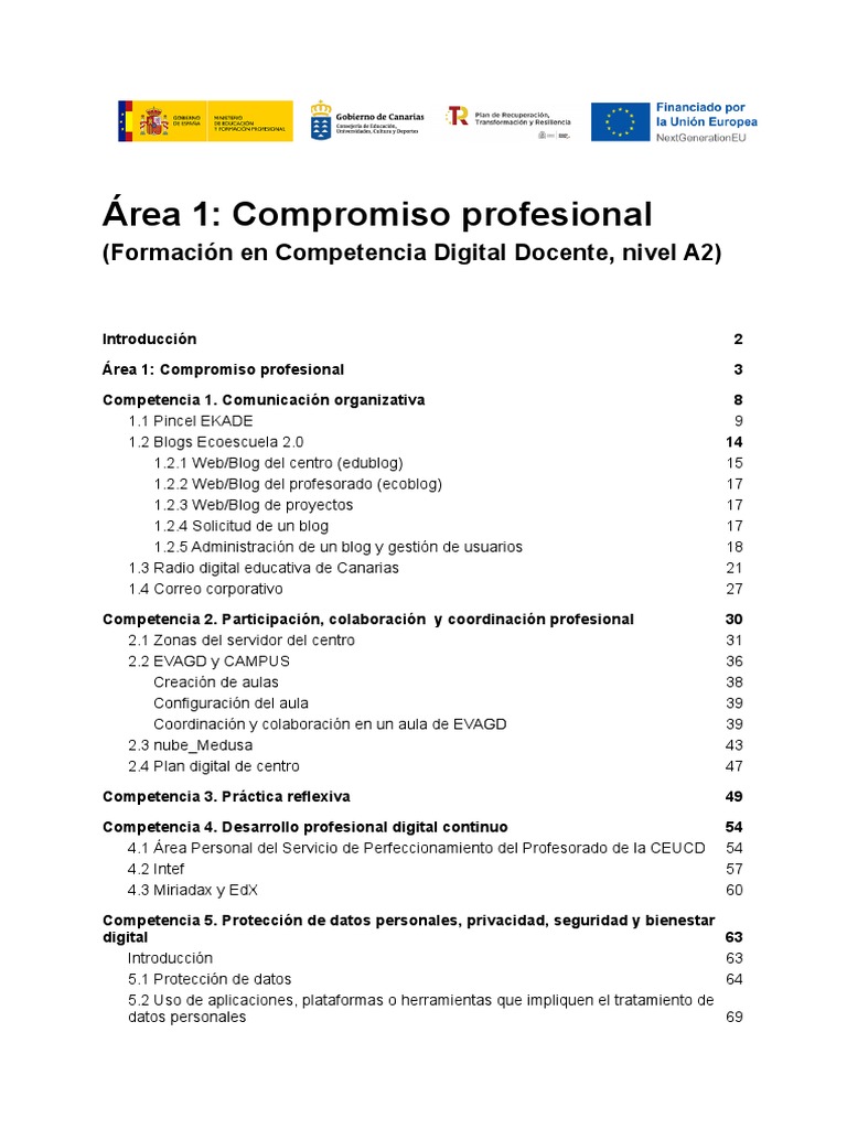 Formación Digital para Docentes en Canarias | PDF | Blog | Maestros