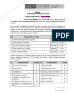 Acta de Distribución 309 Sexta