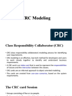 CRC Modeling for Object-Oriented Requirements