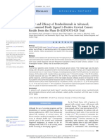 Safety and Efficacy of Pembrolizumab in Advanced, Programmed Death Ligand 1-Positive Cervical Cancer