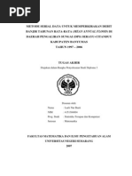 Download hidrostatistik by Budi Syekhabuddin Nugroho SN60610092 doc pdf