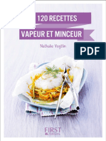 120 Recettes Vapeur Et Minceur - Nathalie Vogtlin