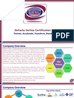 Defacto Veritas Certification PVT LTD - Company Profile