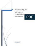 Accounting for Managers Week 3