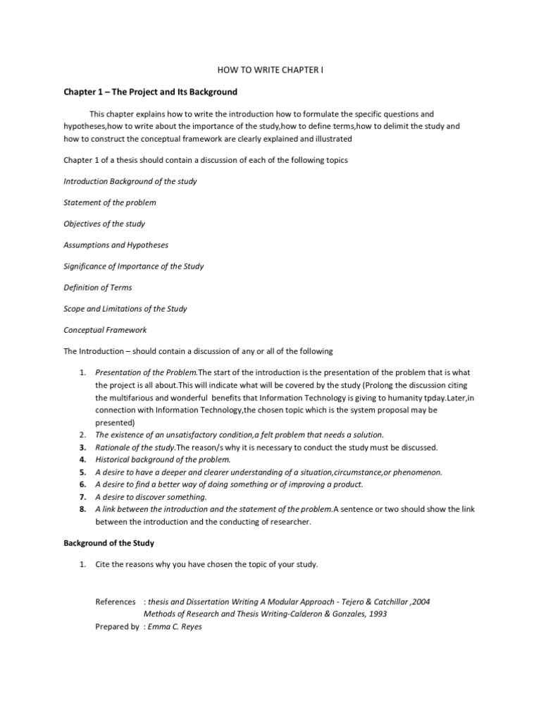 written thesis