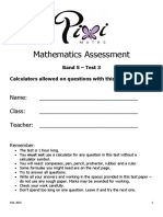 Maths Assessment Calculator Questions