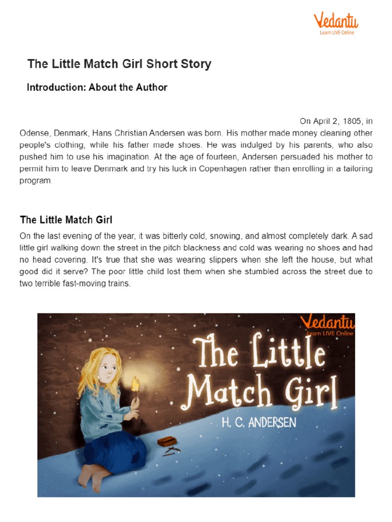 The Little Match Girl Short Story PDF