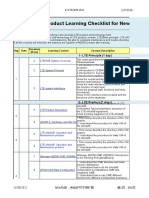 2013 New Staff Product Technology Learning Checklist Template-Wireless LTE