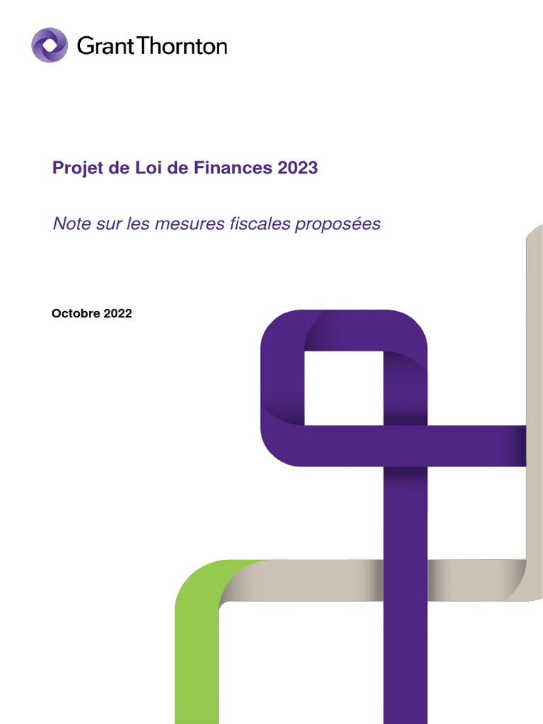 Mesures Fiscales du PLF 2023 au Maroc | PDF | Impôts | Impôt sur le revenu