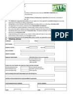 SITFE Form 2023