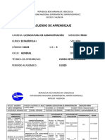 Acuerdo de Aprendizaje Estadistica I Migdalia Viez