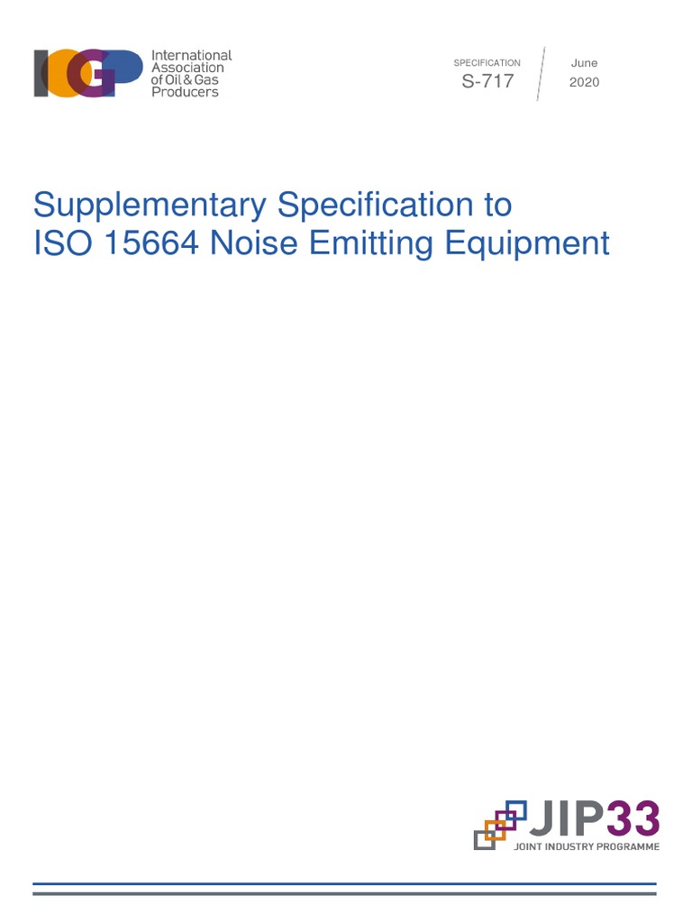 Supplementary Requirements To ISO 15664 S 717v2020 06 | PDF ...