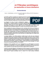 Rakovsky Russie Et Ukraine Soviétiques Leurs Relations Mutuelles Et Leurs Destinées 1920 OK