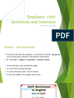 Cleft Sentences and Inversion