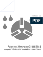 Drehschieber-Vakuumpumpen R 5 0400/ 0630 B Rotary Vane Vacuum Pumps R 5 0400/ 0630 B Pompes À Vide Rotatives À Palettes R 5 0400/ 0630 B