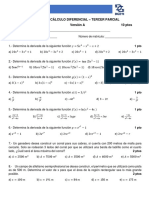 Examen de Cálculo Diferencial