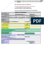 Canadá Formulário Rascunho PDF