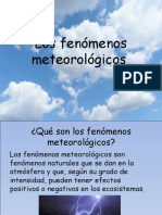 Los Fenómenos Meteorológicos