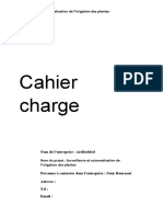 Cahier de Charge