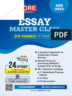 Essay Master Class 2023 b2 Oct