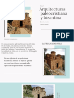 Arquitecturas Paleocristiana y Bizantina