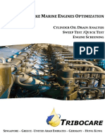 Tribocare Cylinder Oil Drain Analysis