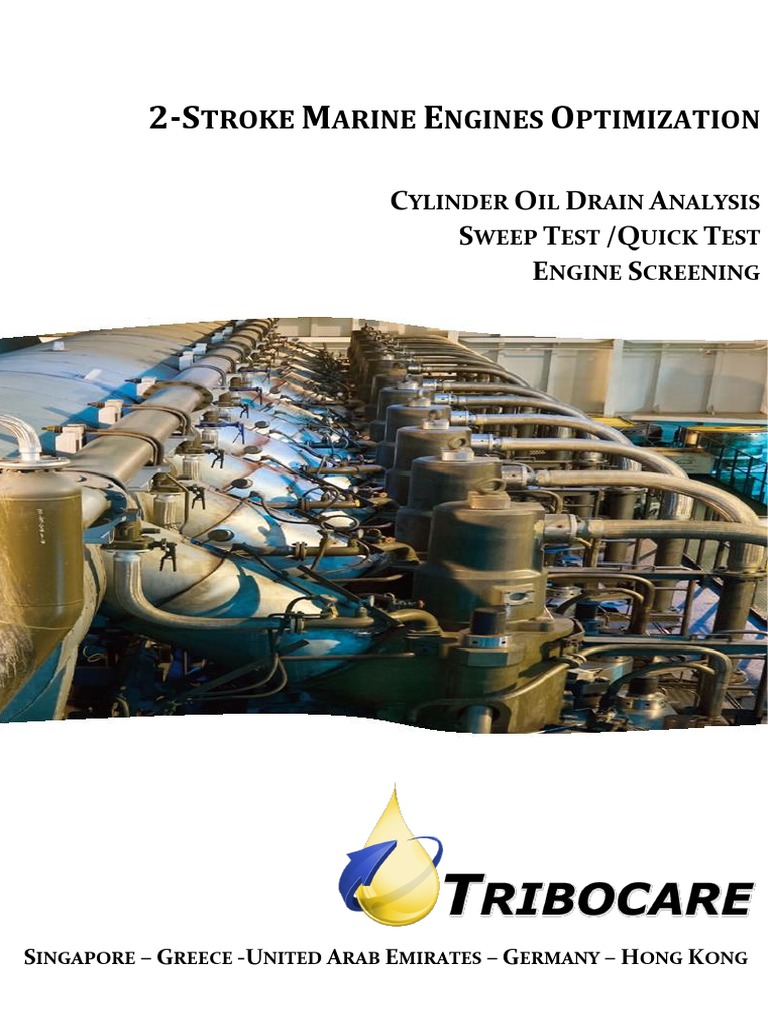 Tribocare Cylinder Oil Drain Analysis PDF Engines Lubricant