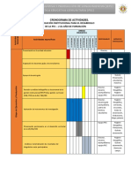 Cronograma de Actividades
